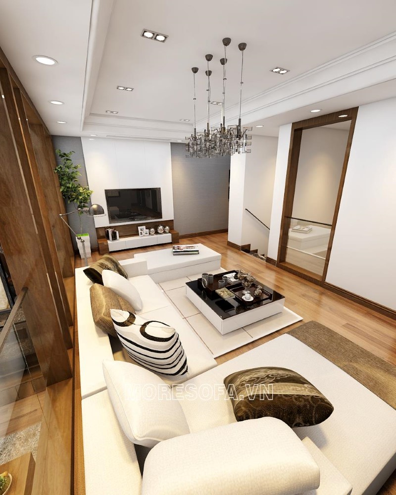 Ghế sofa chữ L nỉ đẹp